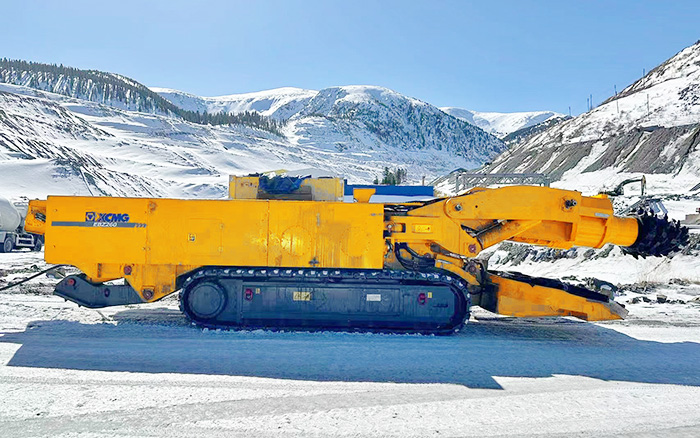 F10硬巖，徐工EBZ260單日掘進破9米！