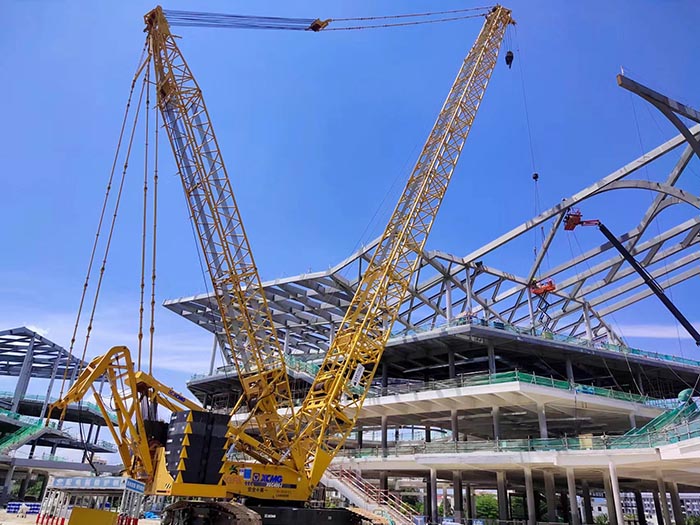 【全球之履】泉州站 XGC400-I——體育館建設(shè)大顯身手！