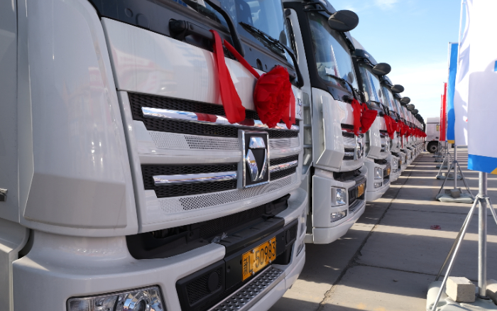 低碳先鋒！徐工天然氣牽引車批量交付西北客戶