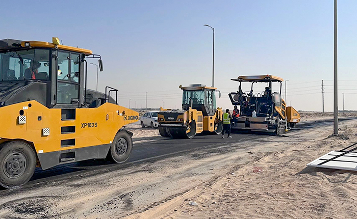 徐工成套化道路設(shè)備助力沙特2030愿景！