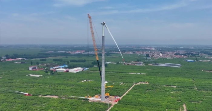 “全球第一吊”再臨燕趙！166米，XCA4000助力華北綠電