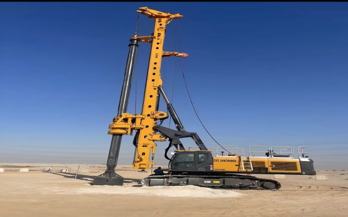 提速中東房建！徐工旋挖鉆機(jī)單日累計(jì)進(jìn)尺200m