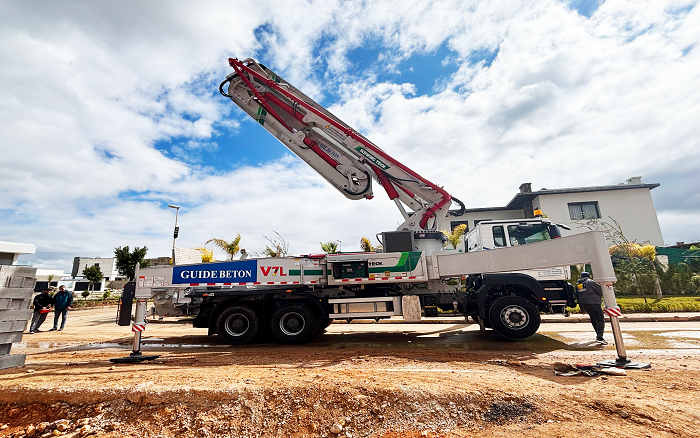 卓越性能|徐工XS43泵車助建摩洛哥！